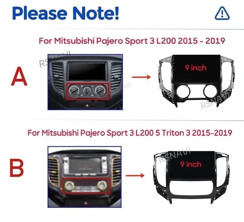 Imagen 2 del producto Android 15 Carplay Radio de coche para Mitsubishi Pajero Sport 3 L200 5 Triton 3 2015-2019 reproductor de vídeo Multimedia GPS estéreo 2Din DVD