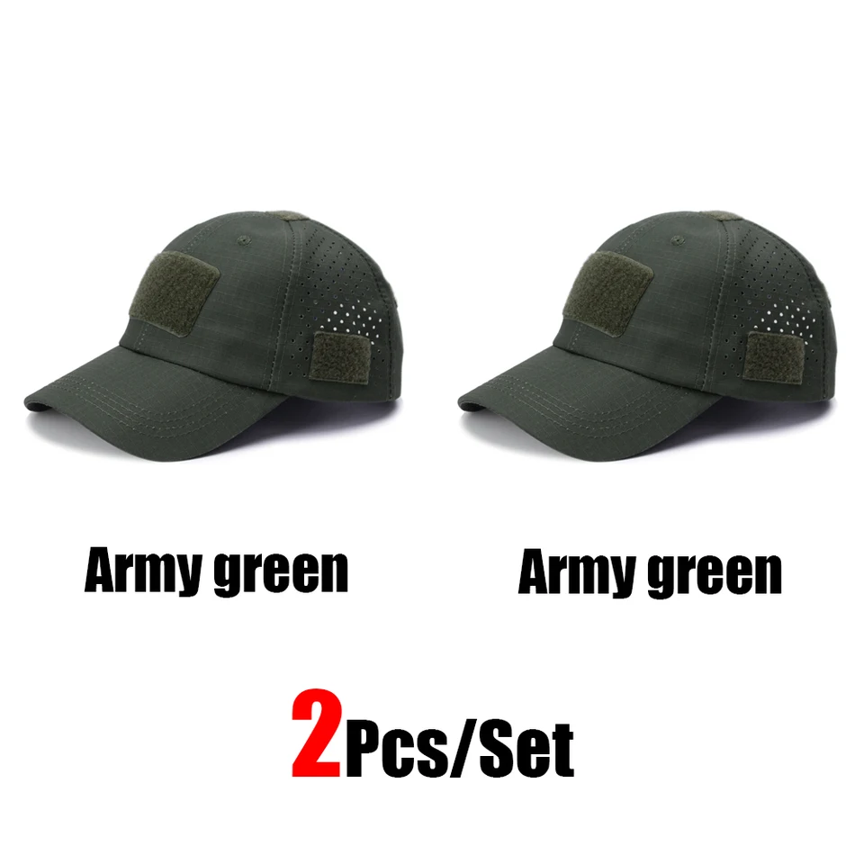 1/2pcs New Men Camouflage Baseball Cap Breathable Sunscreen Hat Outdoor Sports Hunting Hiking Camping Beach Fishing Sun Hat, image 17
