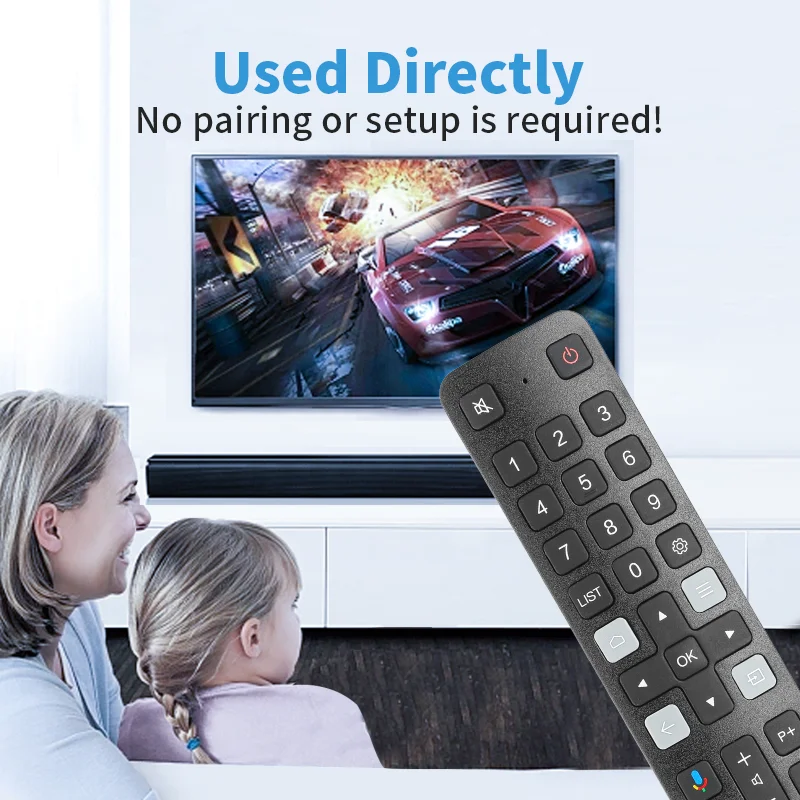 RC901V FMRD IR for TCL TV Remote Control 43P725 55P725 65P725 75P725 50P725 Replacement Controller With NETFLIX Button