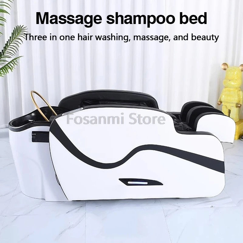 Intelligent Electric Massage Hair Shampoo Bed With Fully Automatic Water Circulation Fumigation Body Massage Head Massage Bed