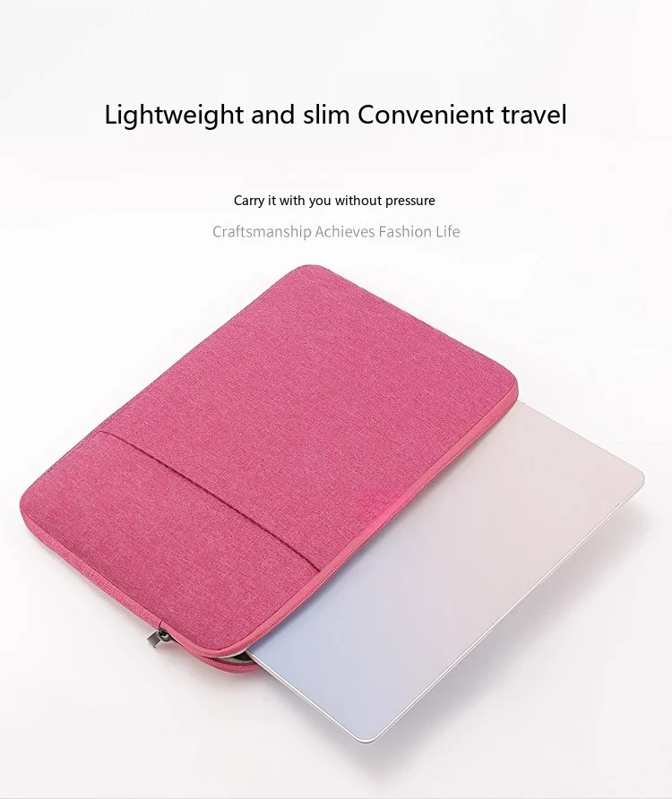 Oxford Laptop-Hülle 8-17 Zoll Schutztasche für Notebooks mit Baumwollfutter – Detail 5