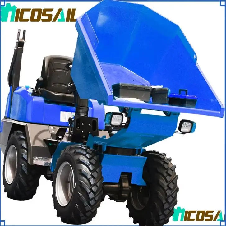 

Wholesale orchard agricultural track type dump truck small vertical design efficient transportation