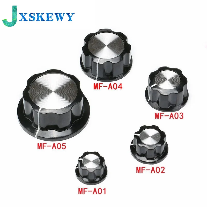 5PCS MF-A01/A02/A03/A04/A05 Potentiometer knob bakelite potentiometer potentiometer knob cap diameter,inner bore:6mm