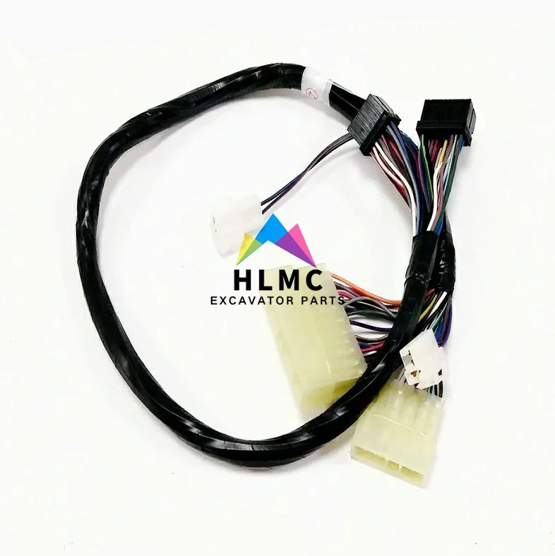 Excavator Parts Universal Plug E325C E330C E345C Electronic Wiring Harness Cable Assembly For Air Condition