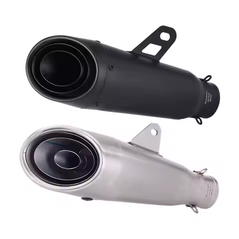Universal 51mm Motorcycle Muffler Exhaust Pipe Project For R1 R3 CBR600RR R6 Ninja 400 Z800 Z900 Z1000 GSXR MT07 FZ09