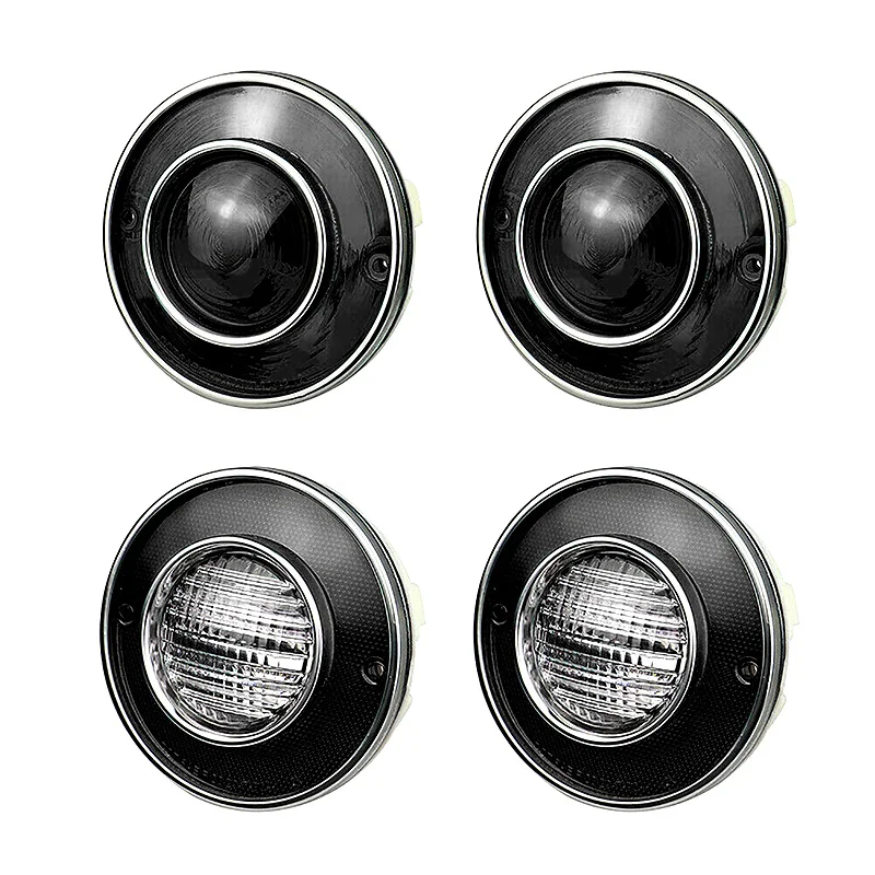 4Pcs Tail Lights Backup/Reverse Light Fit For Corvette C3 1975-1979 Reproduction Accessories Car Light Lens Cover (Without Bulb)