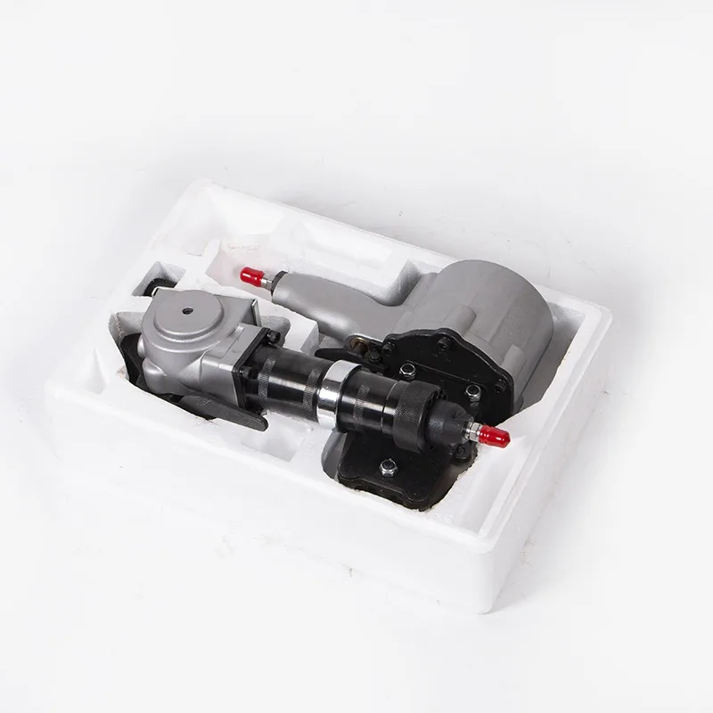 Heavy Duty Pneumatic Steel Strapping Tool Separate Type Metal Banding Machine Split Lock Buckle Tensioner Iron Strip Packing