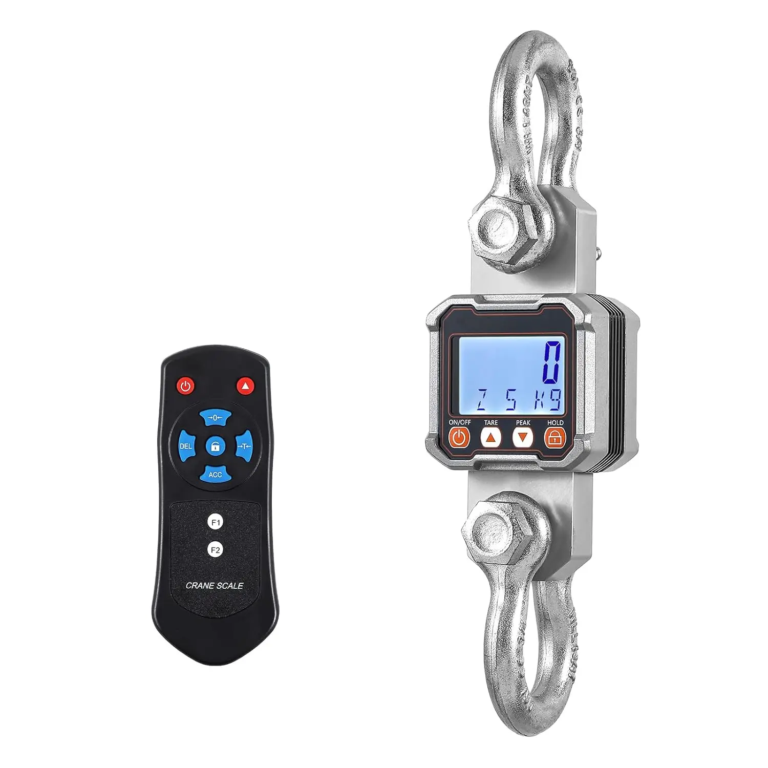 

Heavy Duty Hanging Crane Scale Industrial Weight Scale With Peak Function 10000kg Capacity