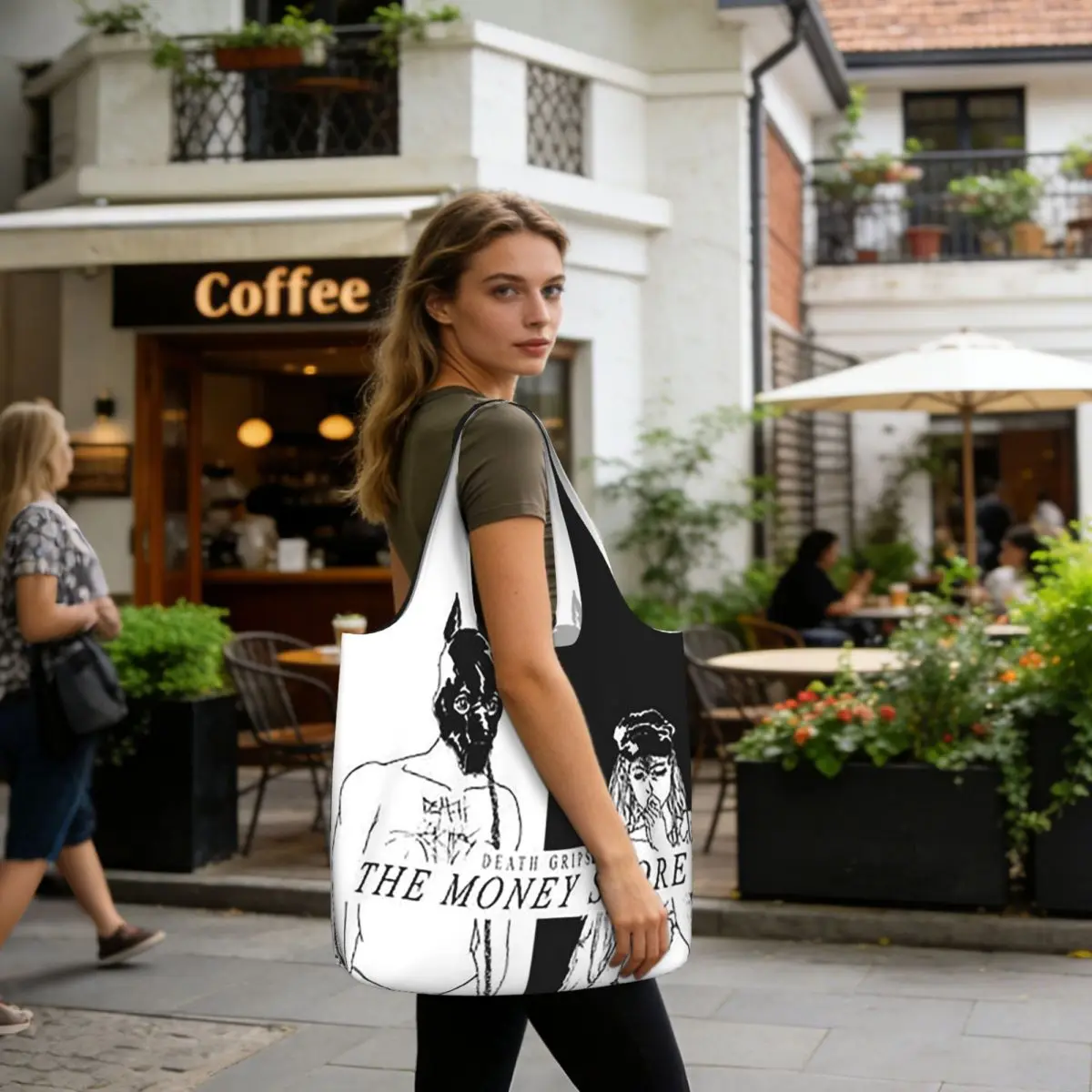Death Grips - The Money Store Shopping Tote Bag Canvas Large Capacity Shoulder Bags Shopper Grocery Handbag for Women