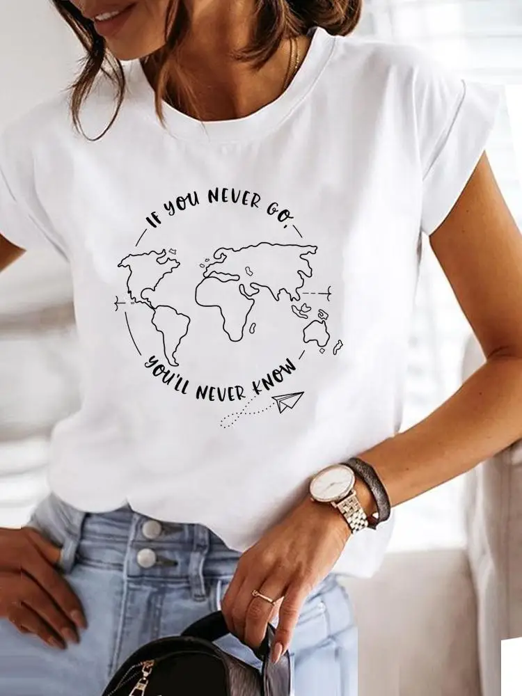 Women Summer Clothes Graphic T-shirt Fashion Short Sleeve Print Love Style 90s Trend Cute T Shirt Clothing Tee Female Top