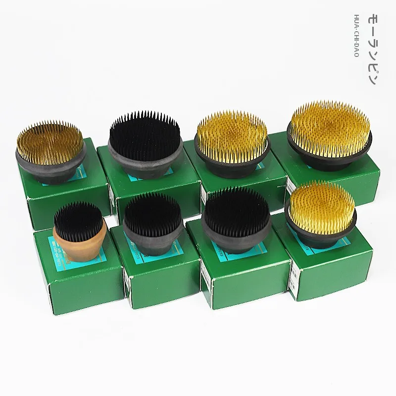 

Fujisan Sle Copper Needle New Wind Body Cone Bla Needle Pool Flower Holder Special Base Needle for Ikebana Flower Arrange...