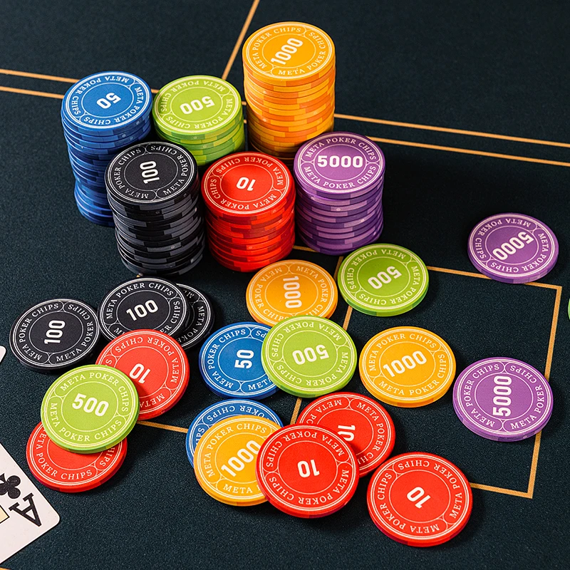 

10pcs 39mm Texas Hold'em Special Ceramic Chips Exquisite Commemorative Coins Scoreboard Large Chips Table Game