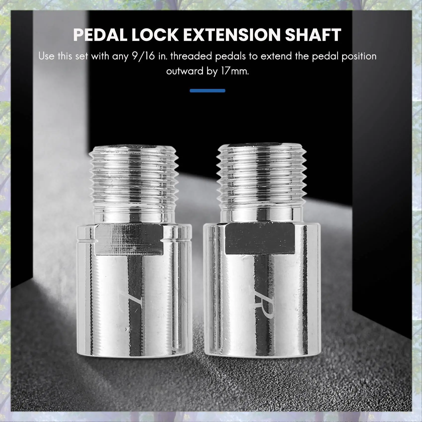 Mountain Road Bicycle Pedal Lock Extension Shaft Pedal Extension Extension Shaft Pedal Extender For MTB Bicycle Pedal