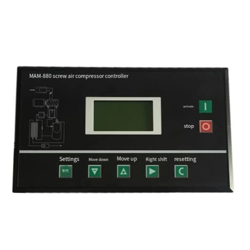 Original genuine Screw air compressor controller computer board MAM-880BMAM860MAM870B panel storm display 980