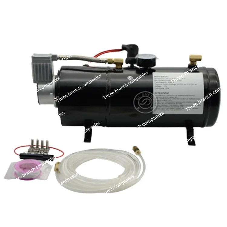 

Four-pipe Gas Horn Modified Car Air Pump 12V 150psi 3L/6L Gas Tank Air Compressor Air