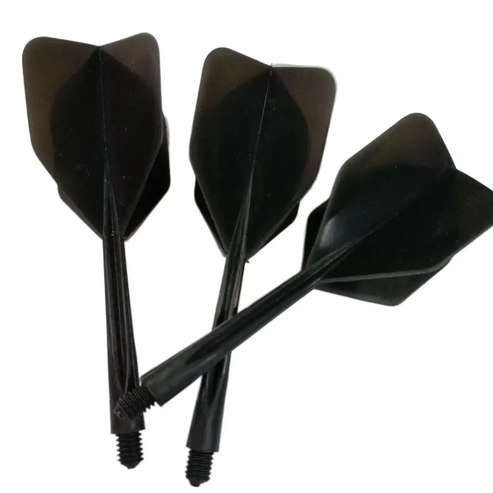 

3PCS Professional 2BA Darts Tail Anti-fall Soft Darts Flights Transparent Plastic Shafts Dart Flights