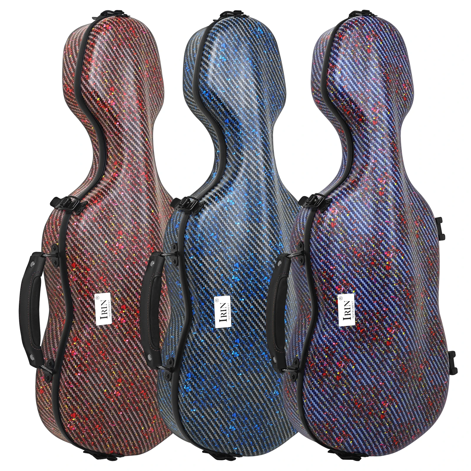 IRIN 4/4 Violin Box VB-110 Imported Diaphragm Composite Carbon Violin Backpack Waterproof Portable Violin Accessories Parts