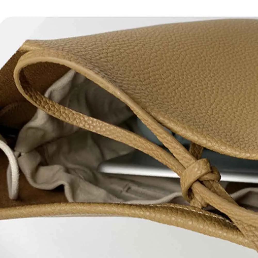 Bolsa de couro de vaca macia e motingsome minimalista para mulheres, estilo francês elegante, sacola grande para senhora, bolsa de couro real grossa