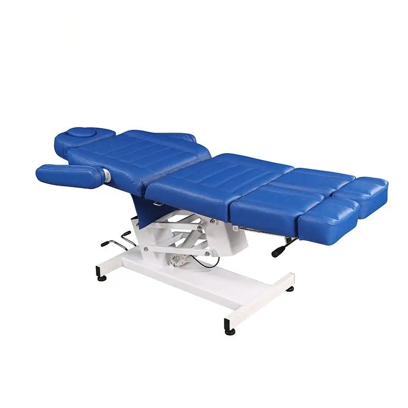 Electric Massage Foot Medical Spa Facial Chair Split Legs Beauty Treatment Bed Color Customized Rotating Podiatry Chair