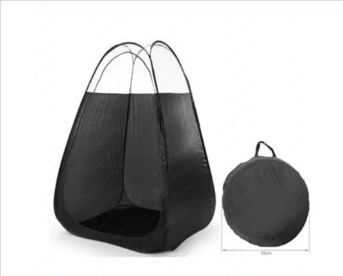 Spruzzo salone PVC abbronzante trasparente copertura semplice cambio vestiti tenda da bagno all'aperto senza porta