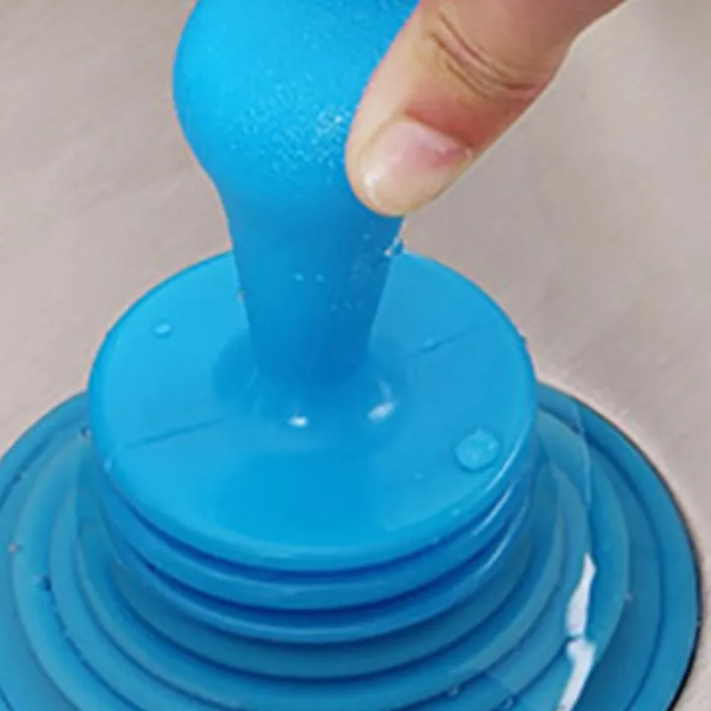 Sink Pipeline Dredger Kitchen Toilet Drain Plungers Bath Sink Power Pipe Dredging Tool Suction Cup Plug Toilet Bathroom Tools