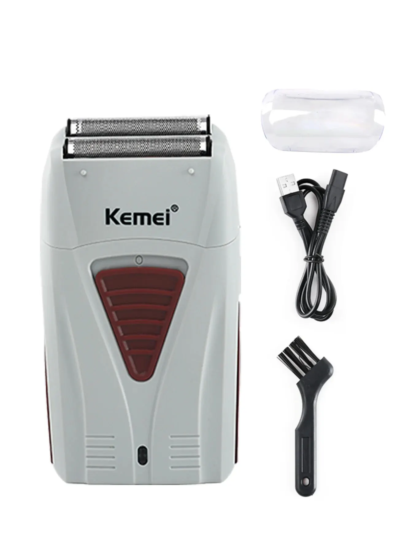 Kemei-3382Professional Recarregável Hair Clipper para Homens, Bareheaded Cabelo Remoção Navalha, Alta Qualidade Barbeador Elétrico, Cordless Hair Clipper, 0mm