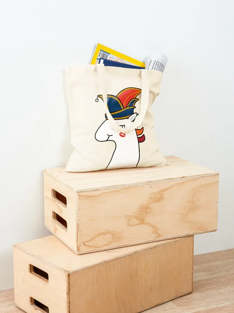 Unicorn carnival Tote Bag large size bags shoping bag tote bag university supermarket folding