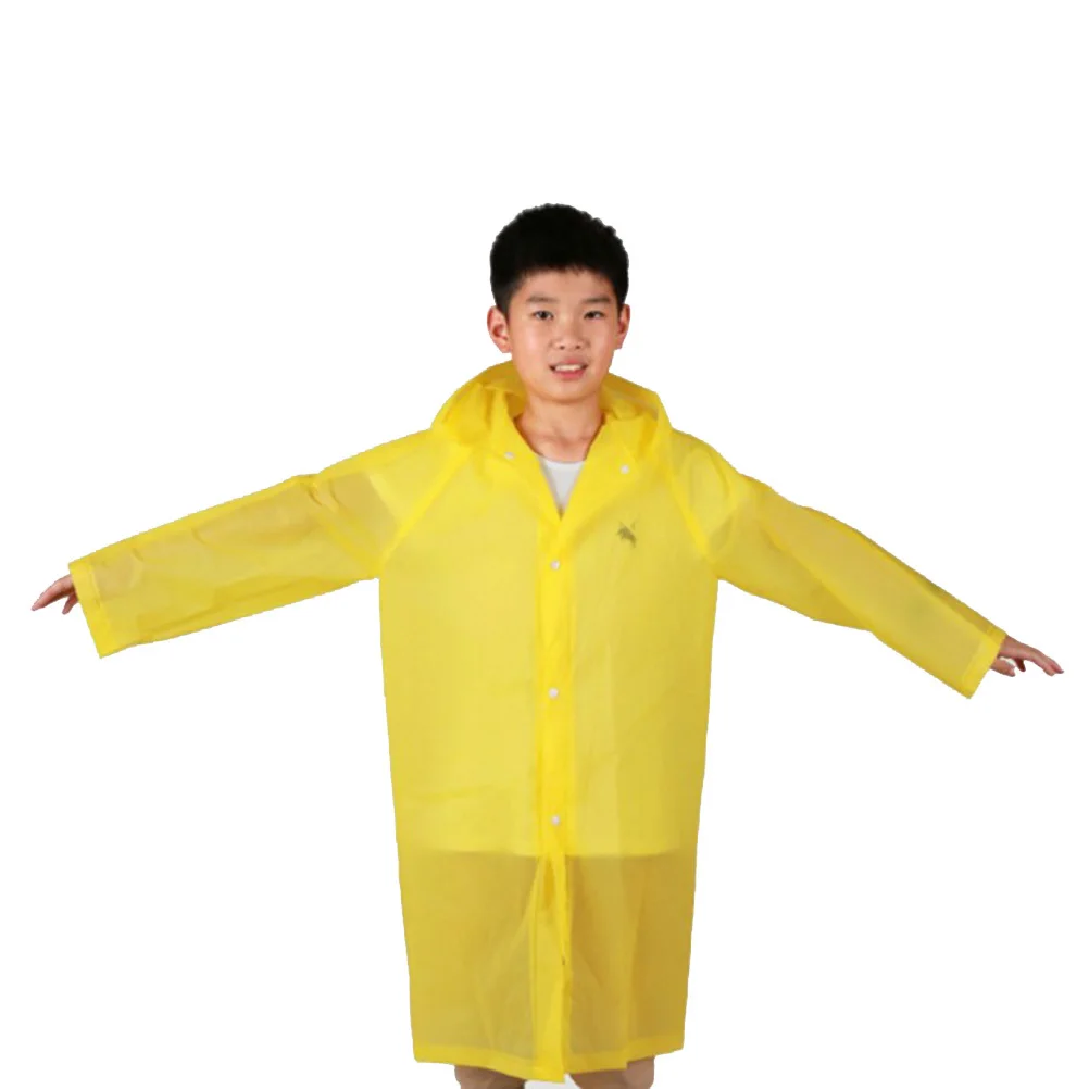 

Rain Poncho Outdoor Raincoat Ponchos with Hood Hooded for Yellow Lightweight