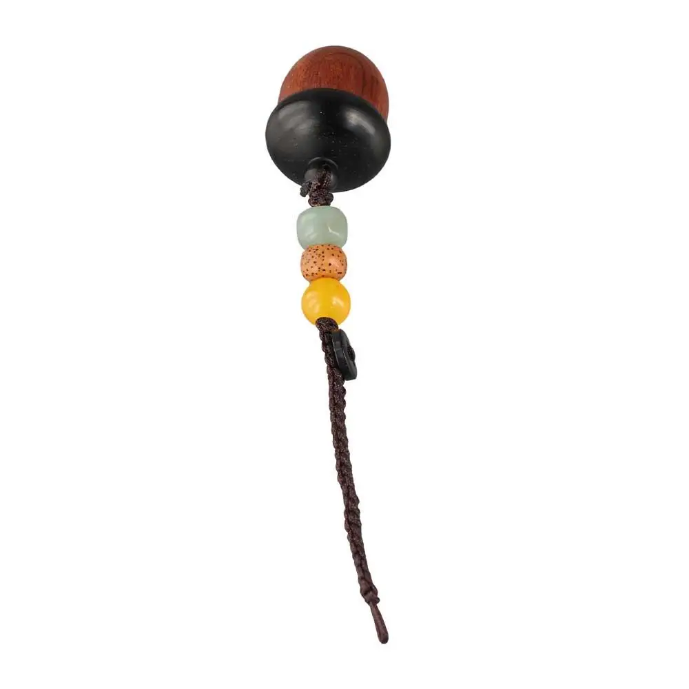 

With Fragrant Pill Decoration Chinese Style Pendant Pinecone Shape Keychain Sandalwood Key Keychain Openable Cover Box Pendant
