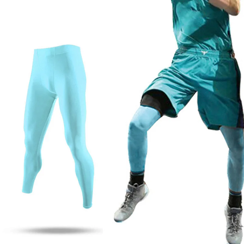 Winter Spring Autumn Men Running Tights GYM Pants For Male Basketball Football Soccer Fitness Exercise Sport Long Leggings 88