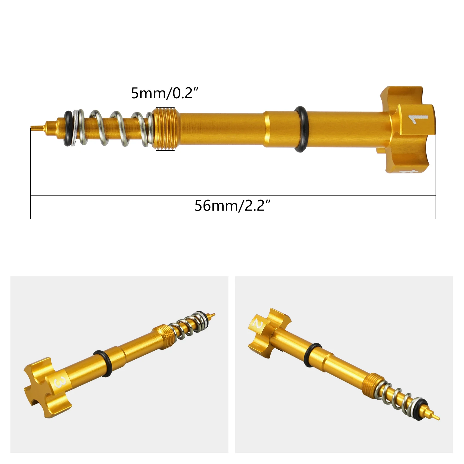 Universal Fuel Mixture Screw Carburetor For Suzuki RMZ250 2004-2009 RMZ450 2005-2007 POLARIS OUTLAW 450 MXR 525 IRS Honda Yamaha