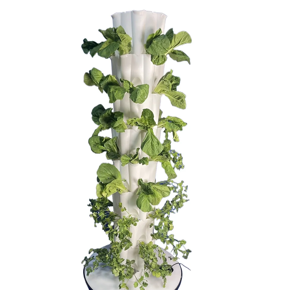 Vertical Hydroponics Growing System Indoor Soilless Planting Tower Garden Tools for Family Farm