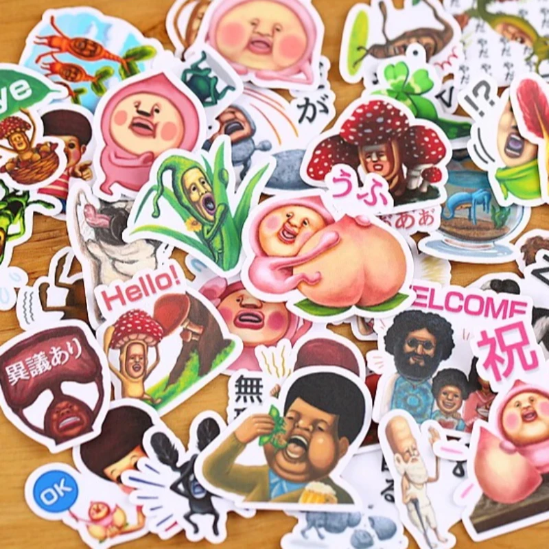 40pcs Creative Cute Self-made Peach People Scrapbooking Stickers /decorative Sticker /DIY Craft Photo Albums Kawaii