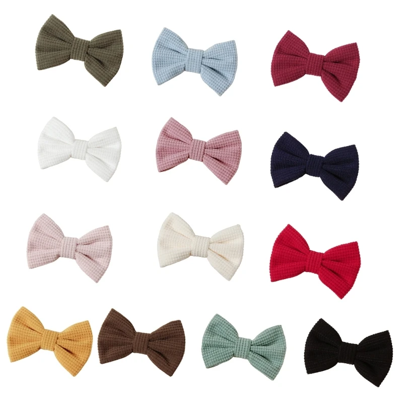 L5YF Plaids Muster Haarnadel Haar Clips Haar Bowknot Hairgrip für Mädchen Kinder Headwear Kopfschmuck Barrettes Haar Zubehör