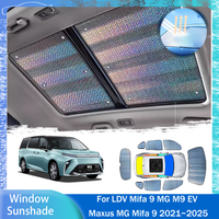 For LDV Maxus Mifa 9 MG M9 EV  2021~2025 Car Skylight Sunshade Side Window Windshield Sun Shade Protector Parasol Accessories