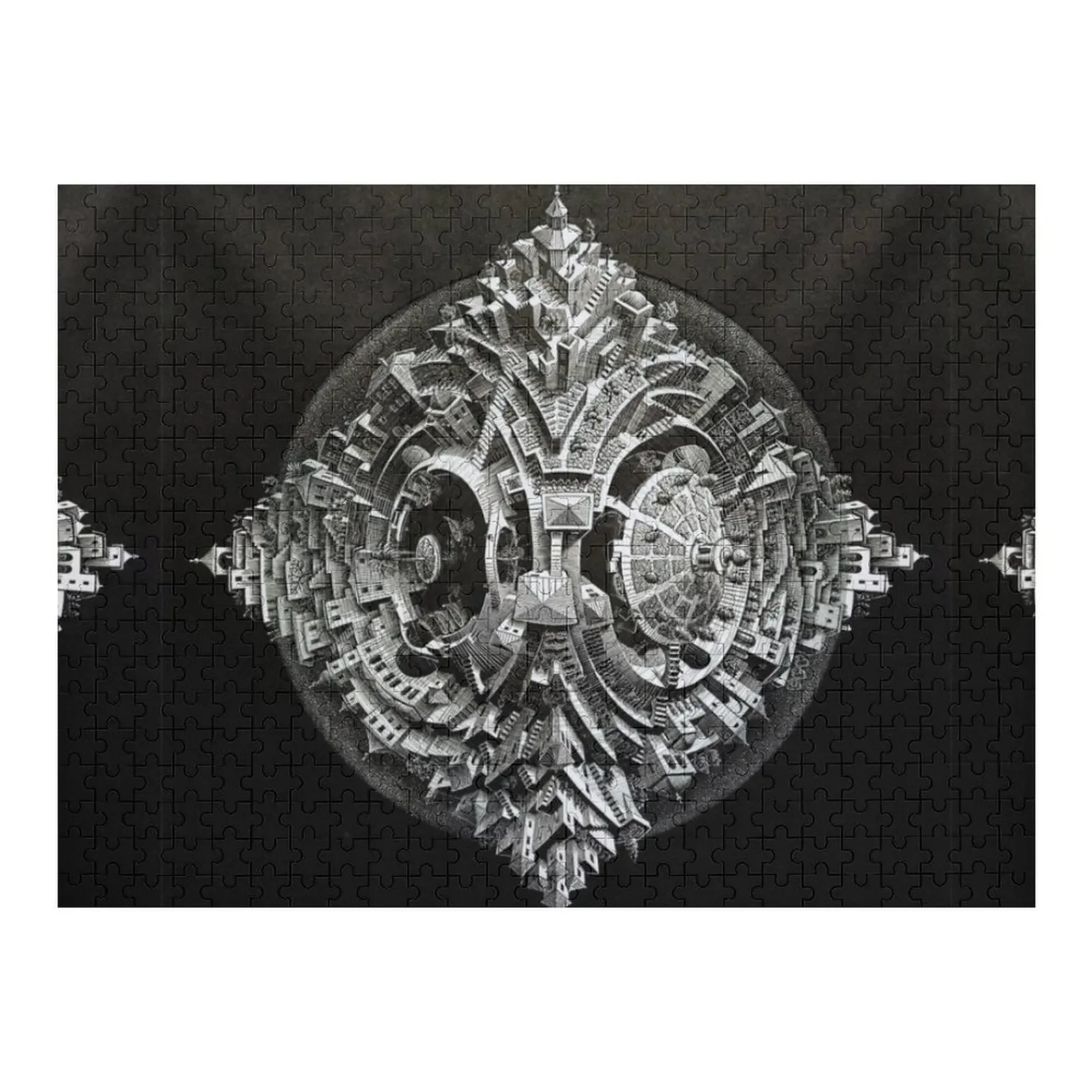 

Tetrahedral Planetoid, by M.C. Escher Jigsaw Puzzle Custom Gifts Jigsaw For Kids Puzzle