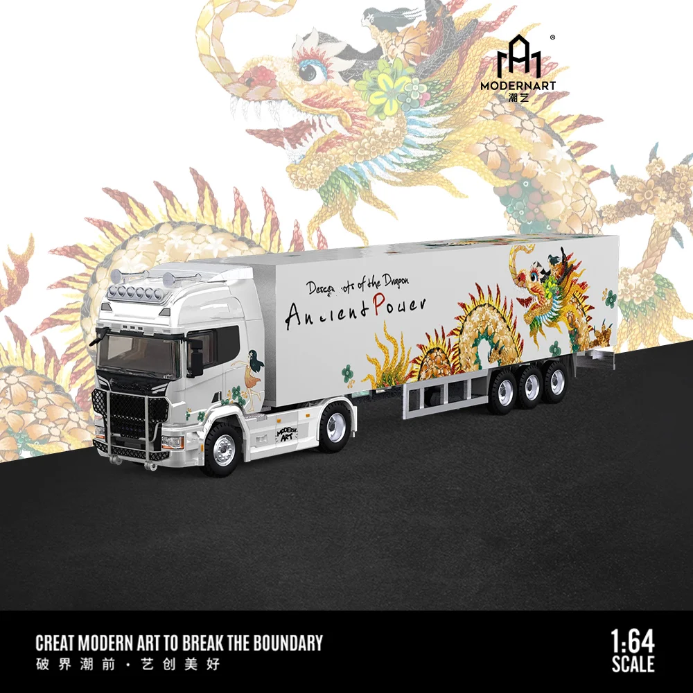 MOREART/Time Micro 1:64 RWB 964  Chinese Flower Dragon Racing 2024 Exhibition Limited Edition