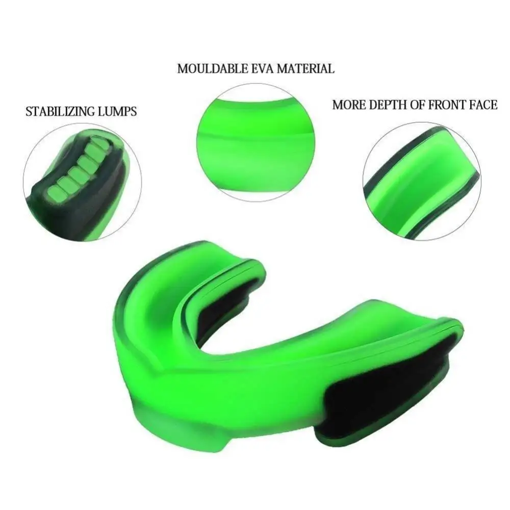 Mouth Guard Wear-resistant Teeth Protector for Boxing Sports Karate Taekwondo