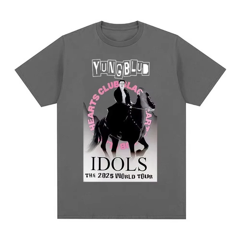 

Yungblud IDOLS Merch футболки мужская женская одежда модная рок-стрит футболка с коротким рукавом летние повседневные футболки большого размера