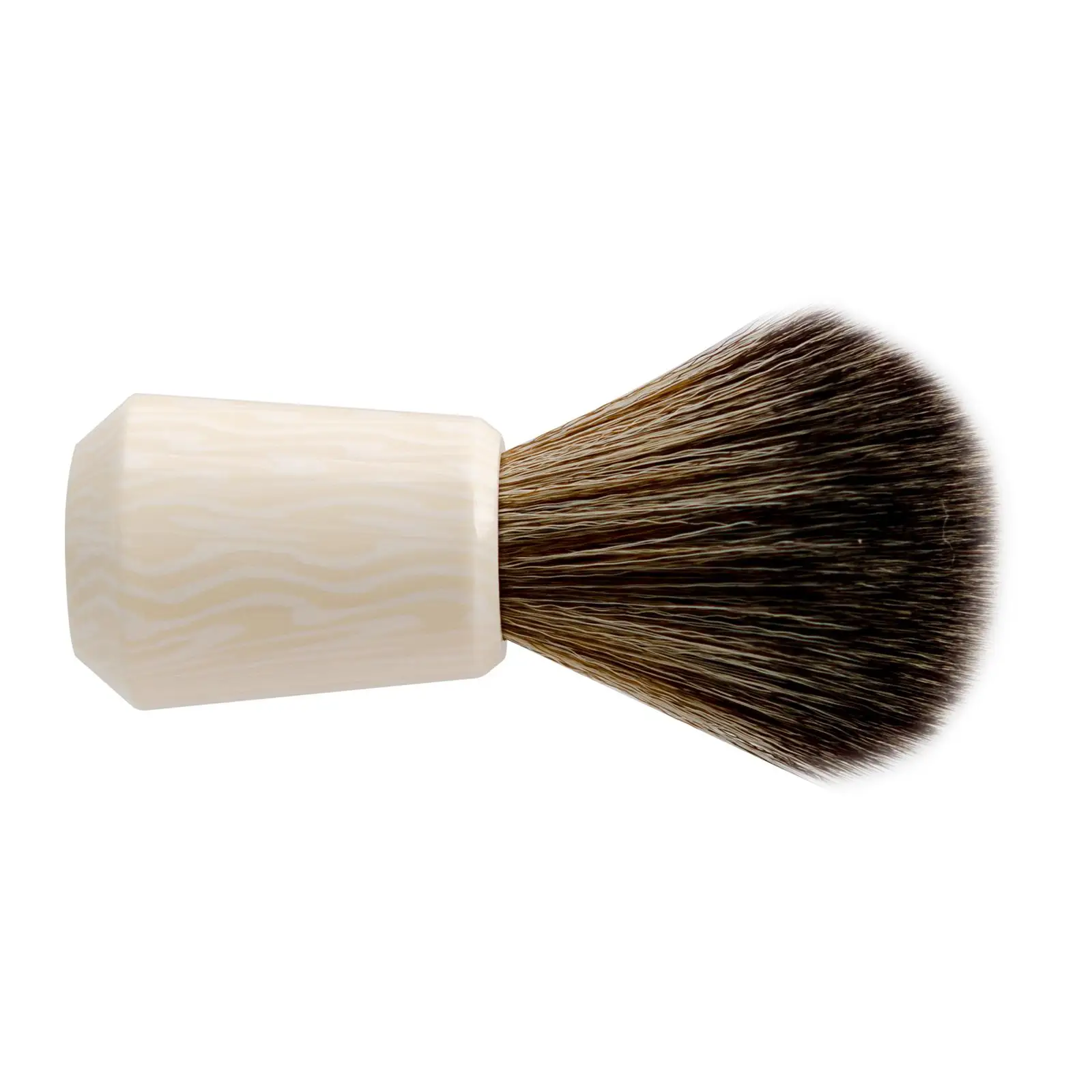 Nylon Bristle Shaving Brush Fast Foaming Resin Anti Slip Handle Shave Soap Brush for Men’s Salon and Travel Use
