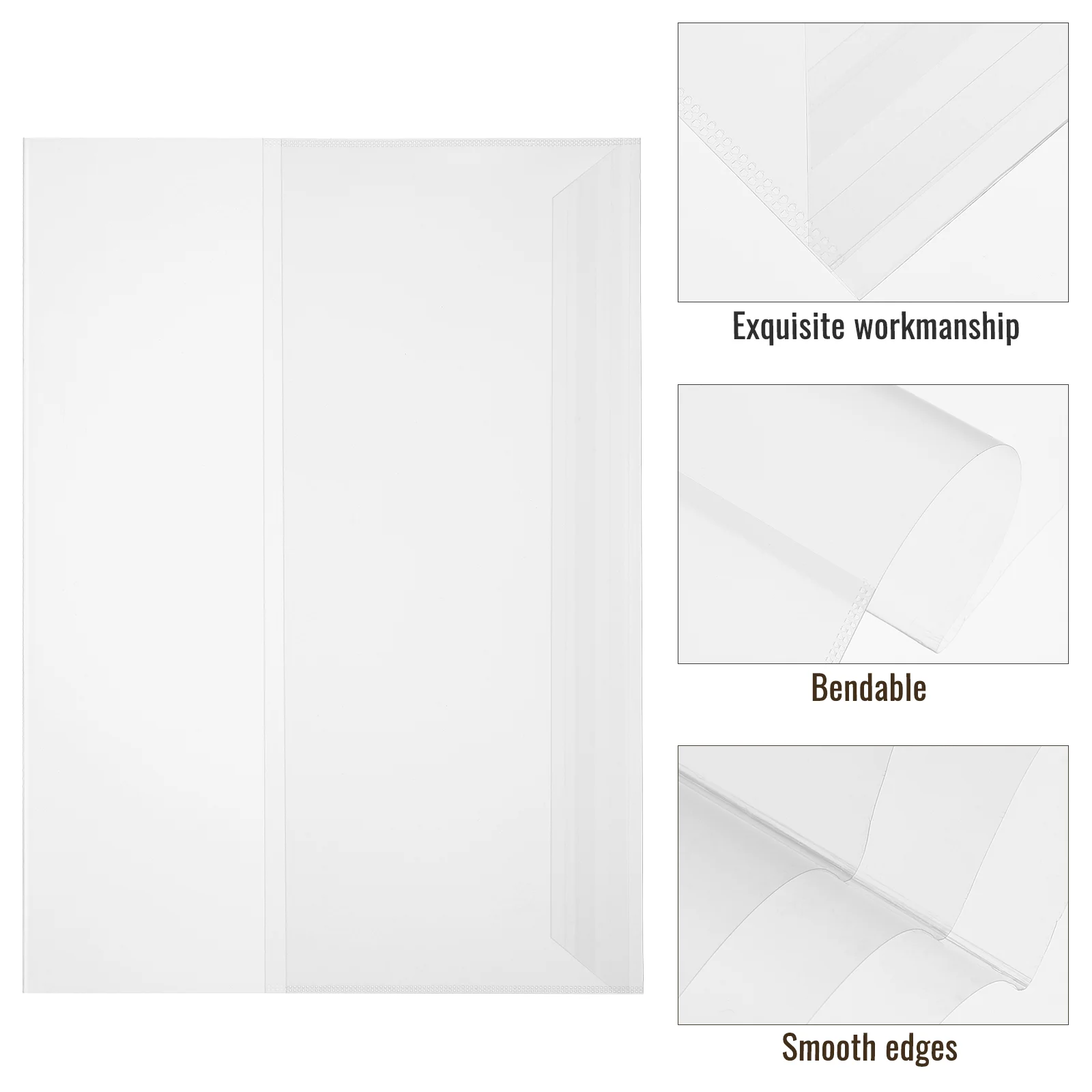 Protective Reusable Book Cover Textbook Waterproof PP Student for Protection