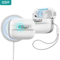 ESR para Funda AirPods Pro 2 con Cordón Compatible con Funda MagSafe Airpods Pro 2023/2022/2019 (USB-C/Cable Lightning)