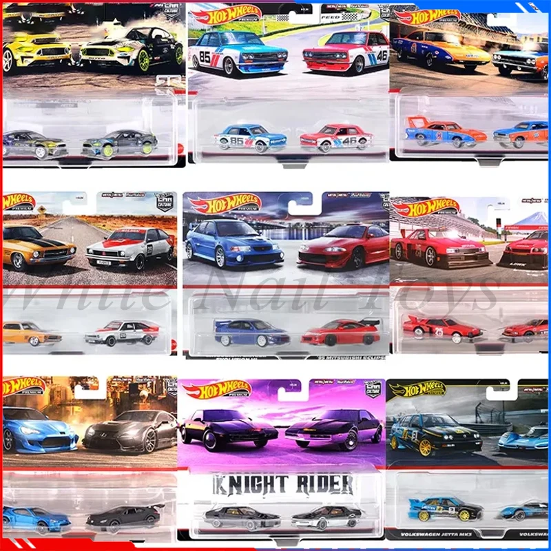 Hot Wheels Car Model Car Culture Beloved Dual Car Series Car Ford Alloy Car Models Collectible Children Toys Birthday Gift