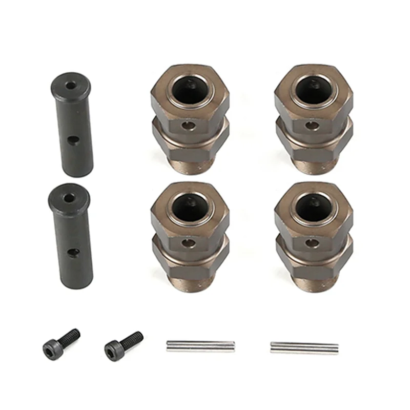 

Modern For BAHA RC Reinforced Front & Rear Hub Extension Shaft Kit,Red