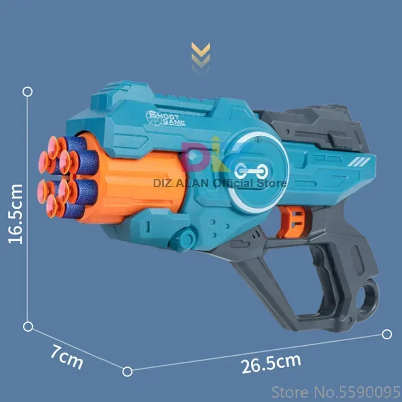 Kids Soft Bullets Guns Toy For Boy Adult Manual Foam Bullet Pistol EVA Foam Darts Gun Toys Weapon Children Outdoor Shooting Game