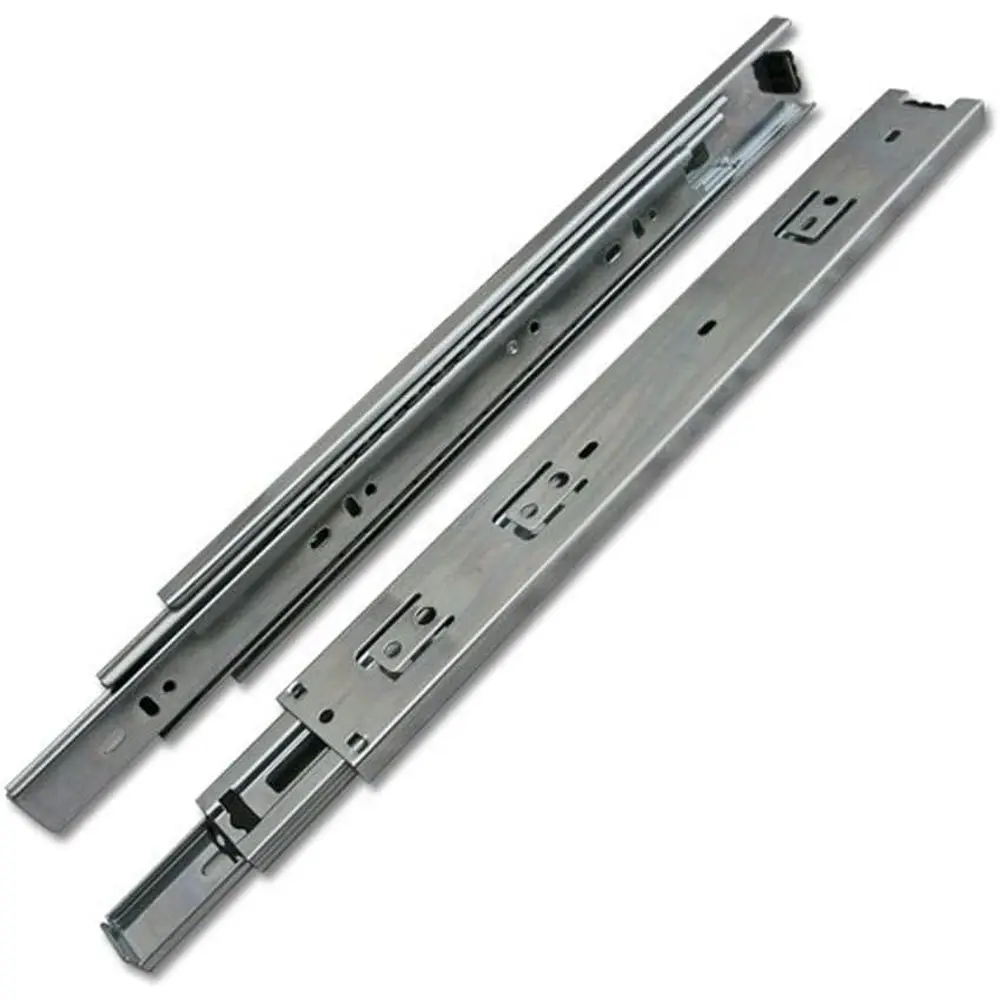 

Усиленные двойные выдвижные направляющие для ящиков с увеличенным ходом, нагрузка до 130 фунтов, 7 пар