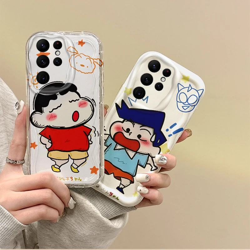 

Lovely C-Crayon Shin-chans Phone Case for Samsung Galaxy A50 A35 A34 A33 A32 A24 A23 A22 A13 A12 M55 M54 M35 M14 Dustproof Cover