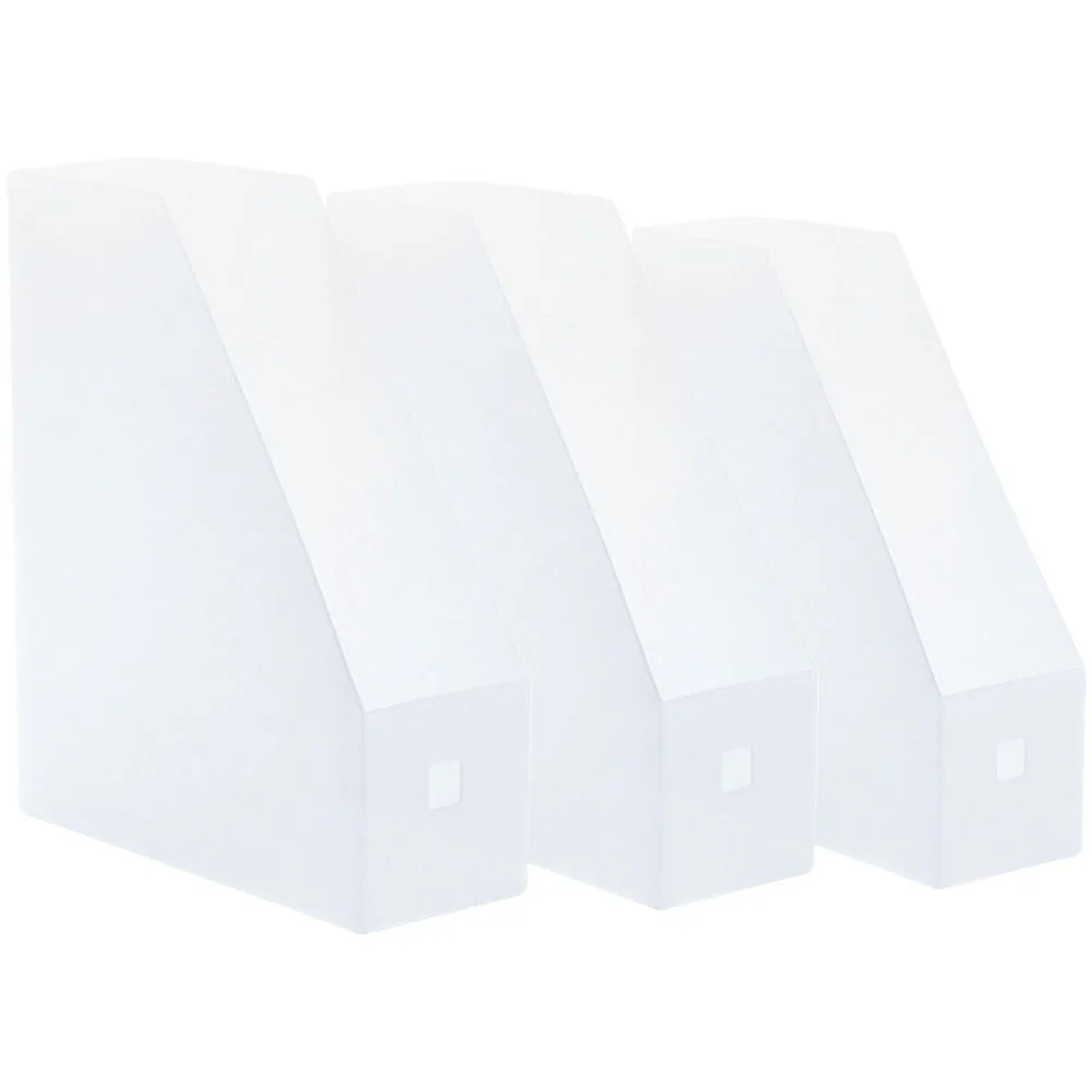 3Pcs File Document Storage Rack Multifunction Desktop Organizer Office Folder Holder Bookshelf Document File Storage