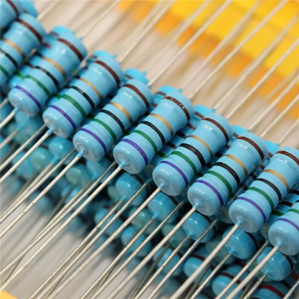 

10Pcs\50Pcs 3W 1% Metal film resistor 0.1R 1R 4.7R 10R 100R 220R 470R 1K 2.2K 10K 22K 4.7K 100K Five-color Ring Power Resistor