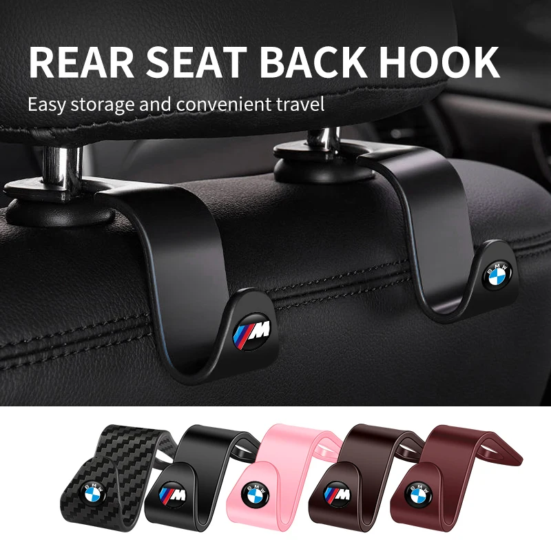 Car Interior Seat Hooks Sundry Storage Holder For BMW M Power I3 G08 F15 F16 G20 G30 G11 G12 E36 E34 F94 F95 F97 F98 F92 F91